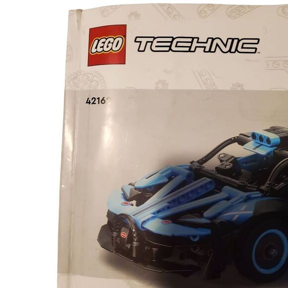 Lego Technic 42162 Bugatti Agile Blue Instruction manual only - Picture 3 of 3